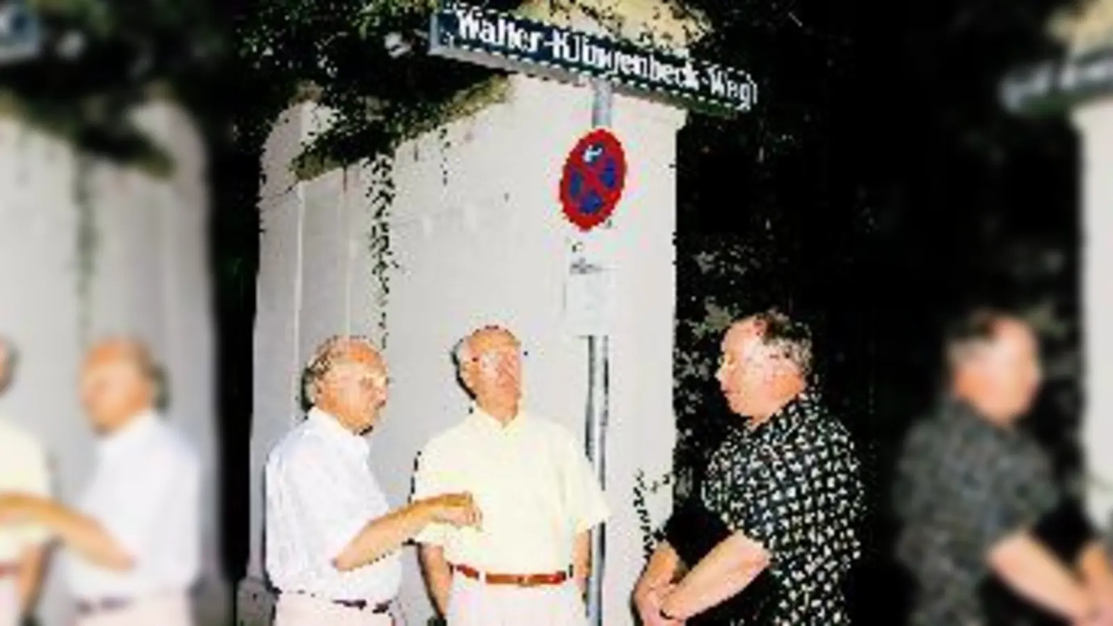 Erinnerungen an einen fast vergessenen  (Foto: Otto Müller, Franz Keindl, Richard Hölzle (v.li.).)