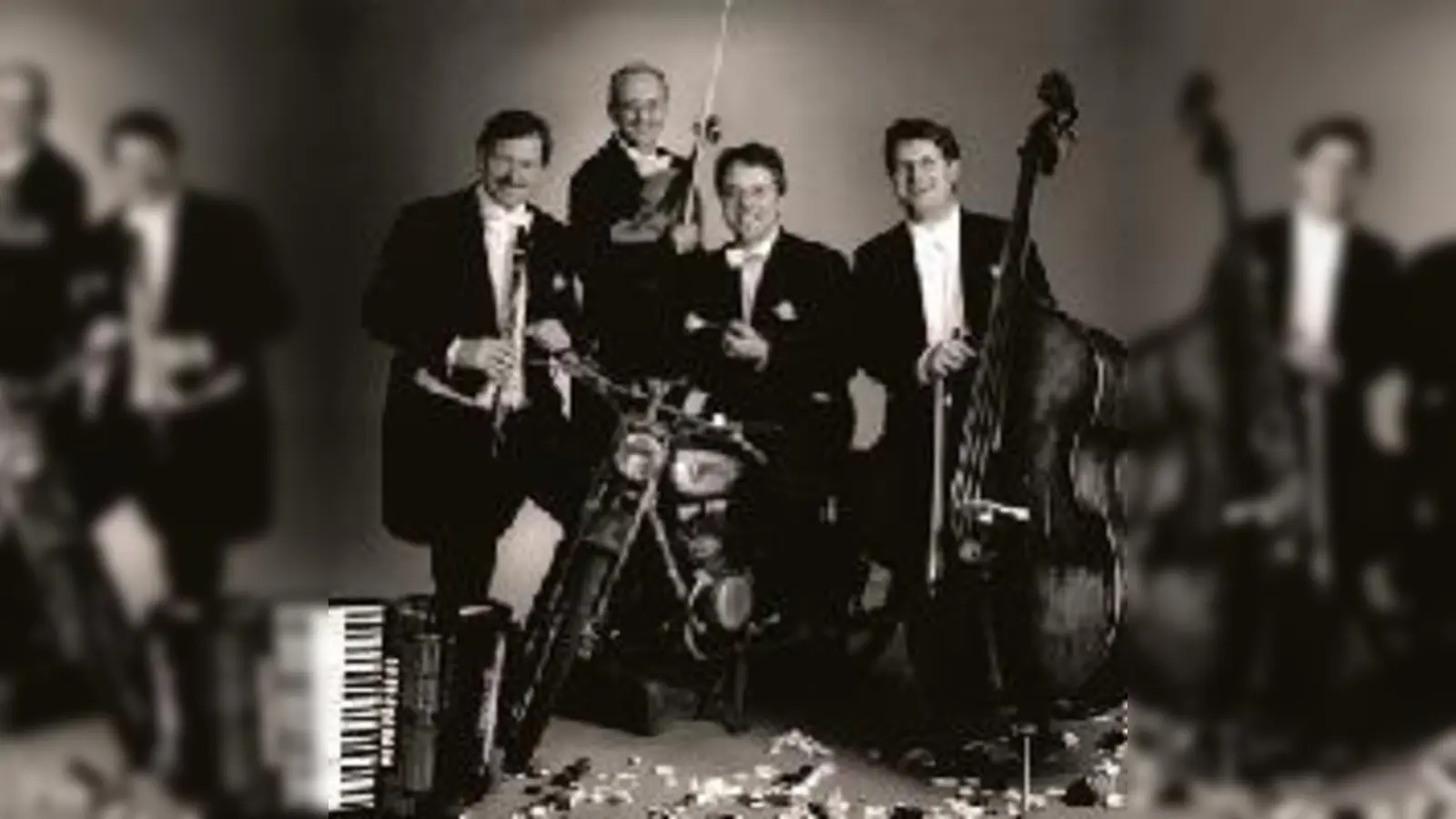 Die Salonmusiker von Petite Fleur entführen die Zuhörer in längst vergangene Zeiten.	  (Foto: VA)