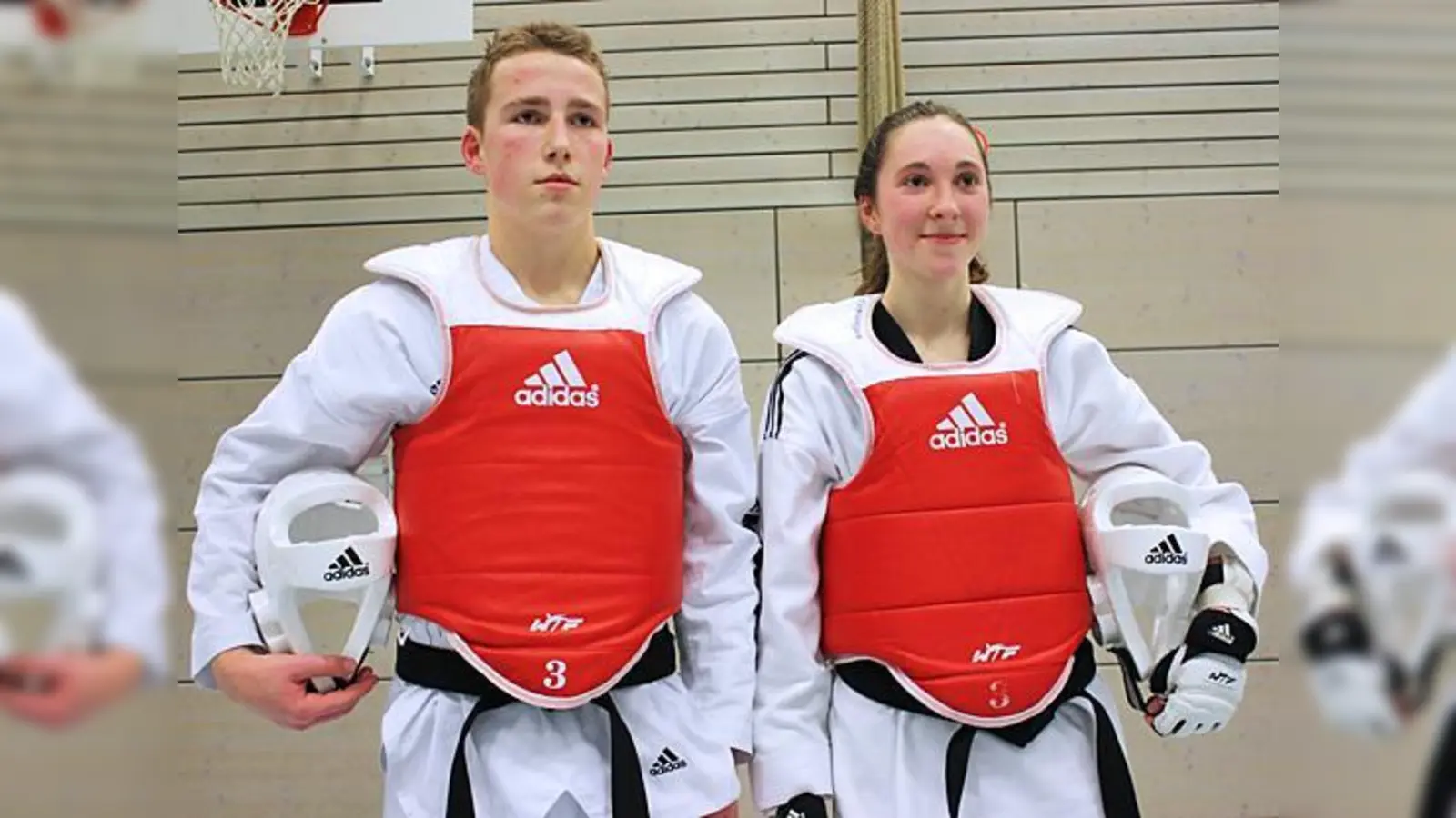 Die Kirchseeoner Taekwondoka Patrizia Kröck und Tobias Kaspar könnten in Dresden für sportliche Überraschungen sorgen. 	 (Foto: Taekwondo Kirchseeon)