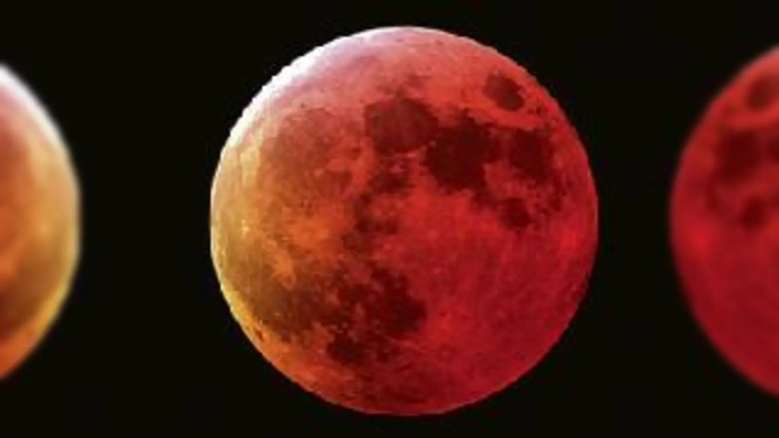 Der rot leuchtende Erdbegleiter im Kernschatten der Erde.  (Foto: Stättmayer)