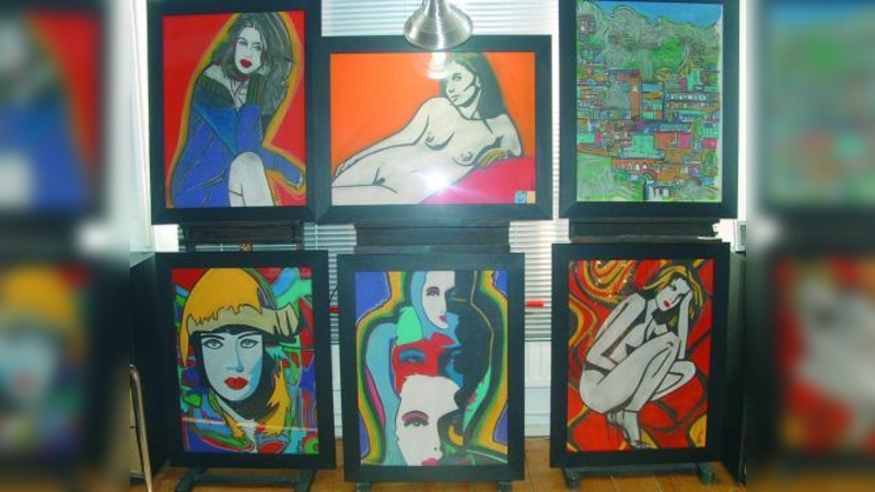 Frauen sind ein bevorzugtes Motiv für Josef Bauer. (Foto: RP)