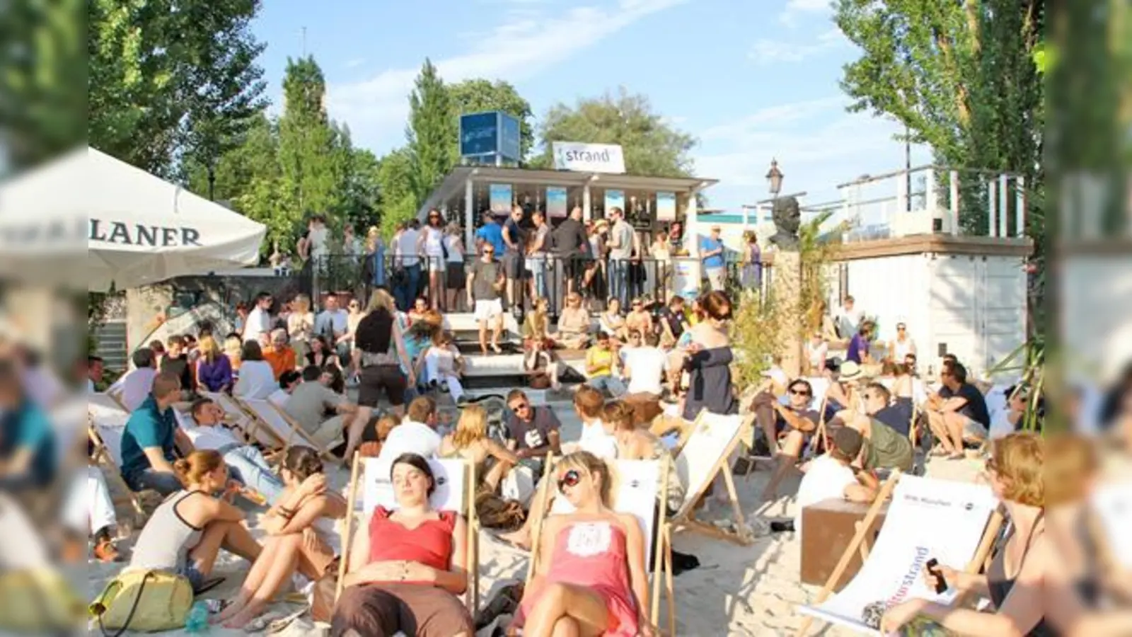 So viele Leute tummelten sich in diesem Jahr nur selten am Kulturstrand: Die Betreiber klagen über einen deutlichen Besucherrückgang. Der Grund: das schlechte Wetter.   (Foto: Urbanauten)