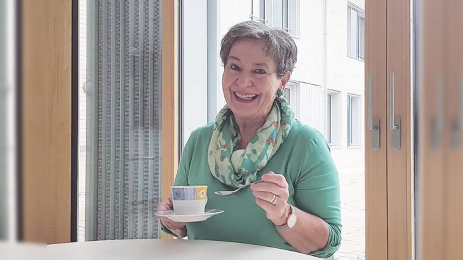 Initiatorin Monika Malinowski freut sich auf viele Gäste bei der ersten Café-Öffnung.	 (Foto: Gemeinde Haar)