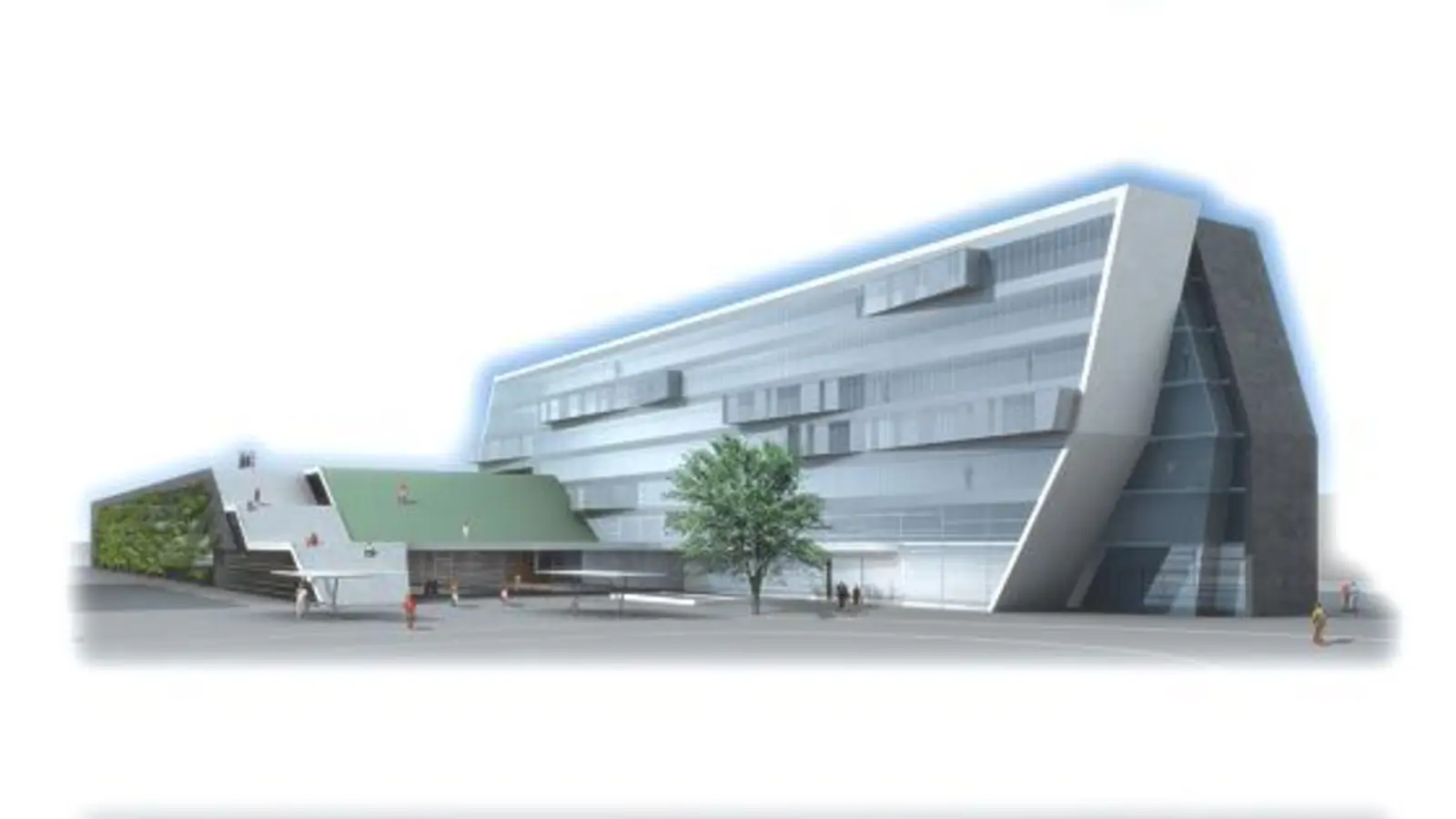 Der Entwurf von Architektin Ruth Berktold war das Wettbewerbsergebnis von 2007. Ob diese Idee am Moosacher Bahnhof nun tatsächlich so umgesetzt wird, steht allerdings noch nicht fest. 	 (Foto: CA Immo)