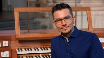 Tobias Frank spielt am Palmsonntag in der Pfarrkirche St. Stefan. (Foto: Ran Keren)