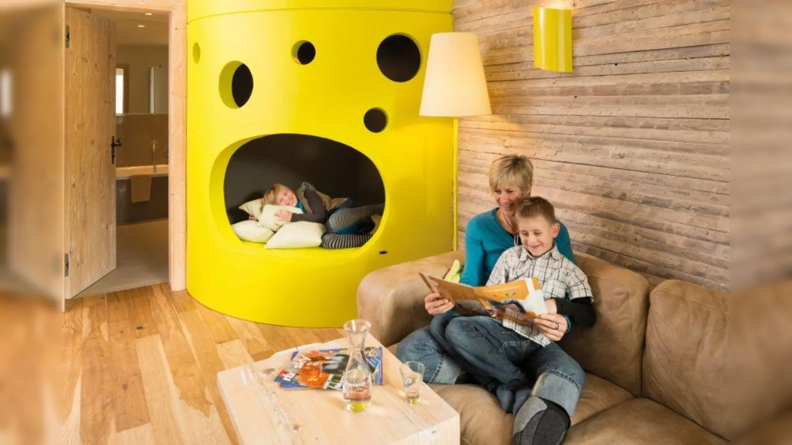 Hier fühlt sich Groß und Klein wohl: Die Zimmer sind ganz auf Familien zugeschnitten (Foto: pi)