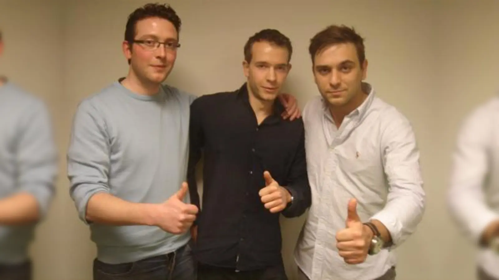 Der JU-Kreisvorsitzende Leo Agerer, Daniel A. Kalusa und David Walzl  (von links) Foto:privat