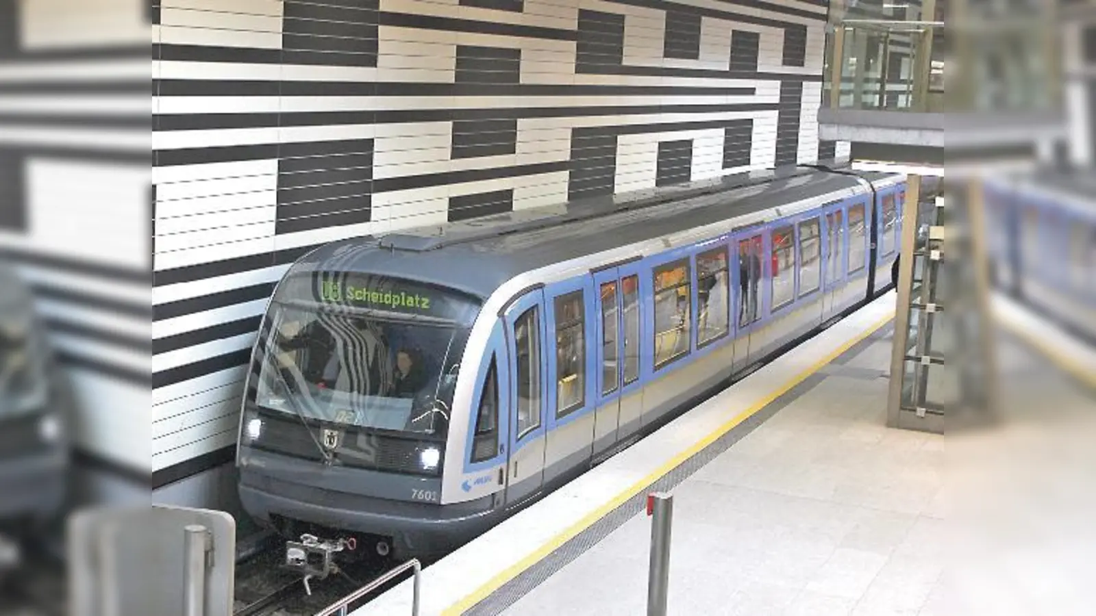 Die U3 verkehrt zwischen Marienplatz und Moosach (hier am Bahnhof Oberwiesenfeld) wieder ganz nach Fahrplan.	 (Foto: kb)