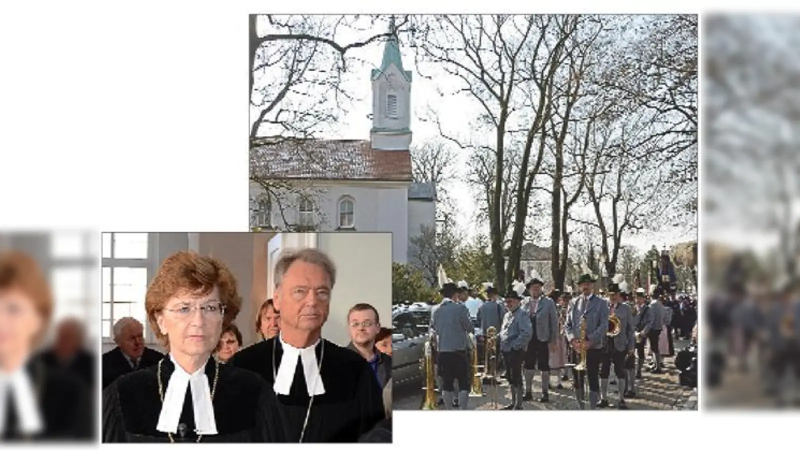 Regionalbischöfin Susanne Breit-Keßler und Dekan Volker Herbert feierten zusammen  mit den Feldkirchnern den Geburtstag der Kirche.	 (Foto: PUMA)