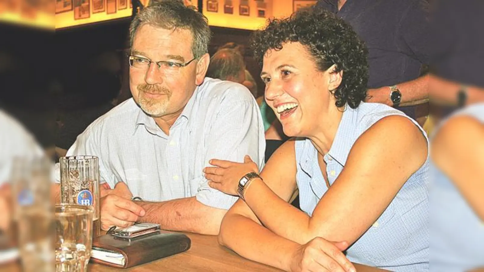 Zwei OB-Kandidaten vereint: Münchens Sozialreferentin Brigitte Meier und Alexander Reissl, Chef der SPD-Stadtratsfraktion.  (Foto: W. Schmidt)