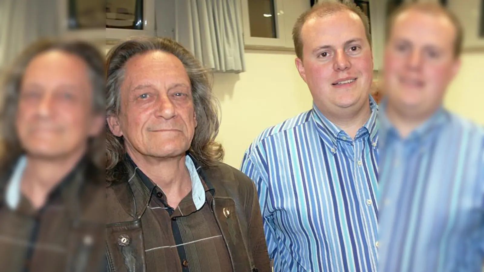 Die neue Piratenfraktion mit Wolfgang Schropp (links) und Tobias Wandinger im BA.  (Foto: ws)