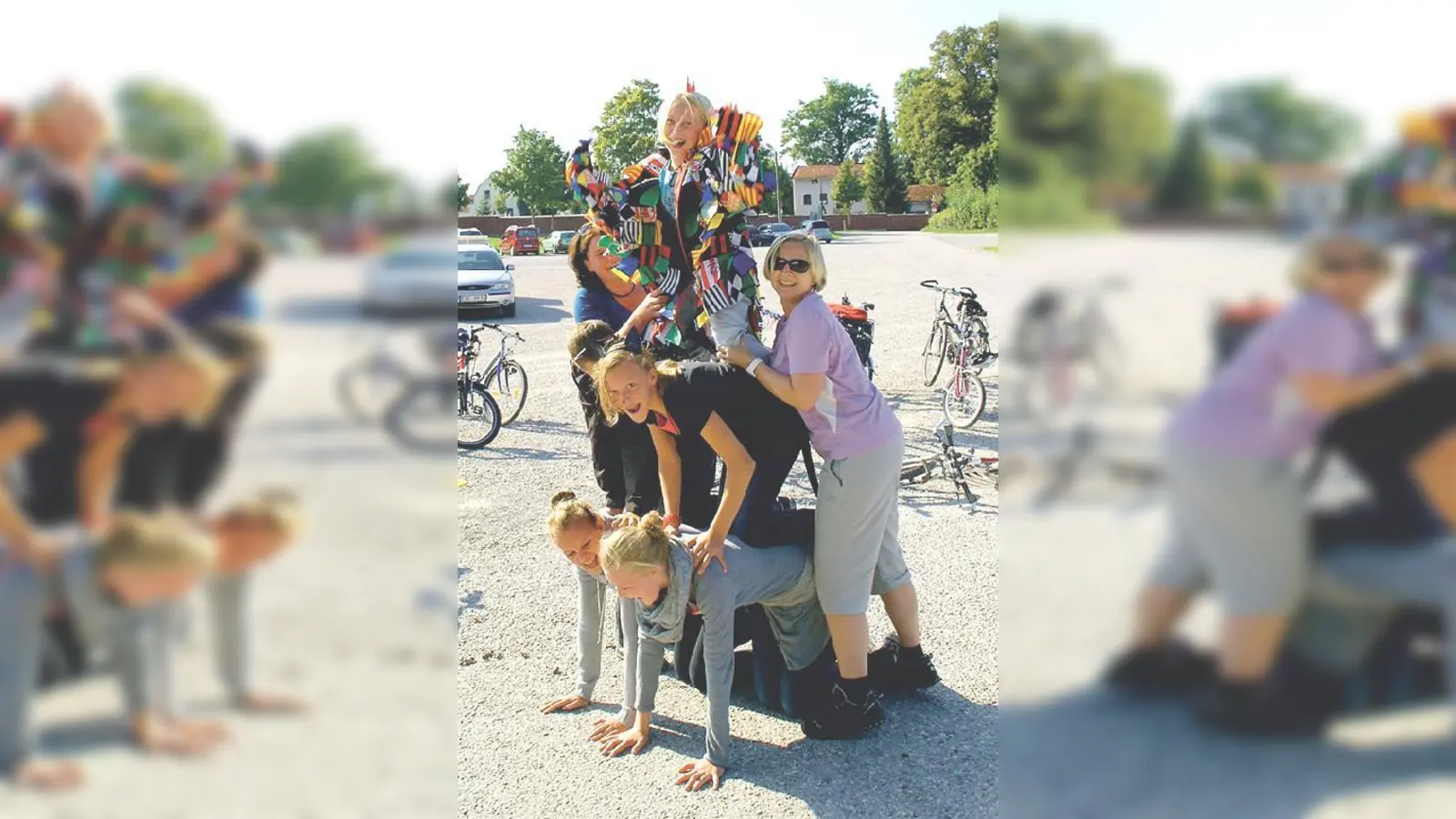 So lustig gings im vergangenen Jahr bei der Radlrally der Kolpingsfamilie Ebersberg zu.	 (Foto: Kolpingsfamilie)