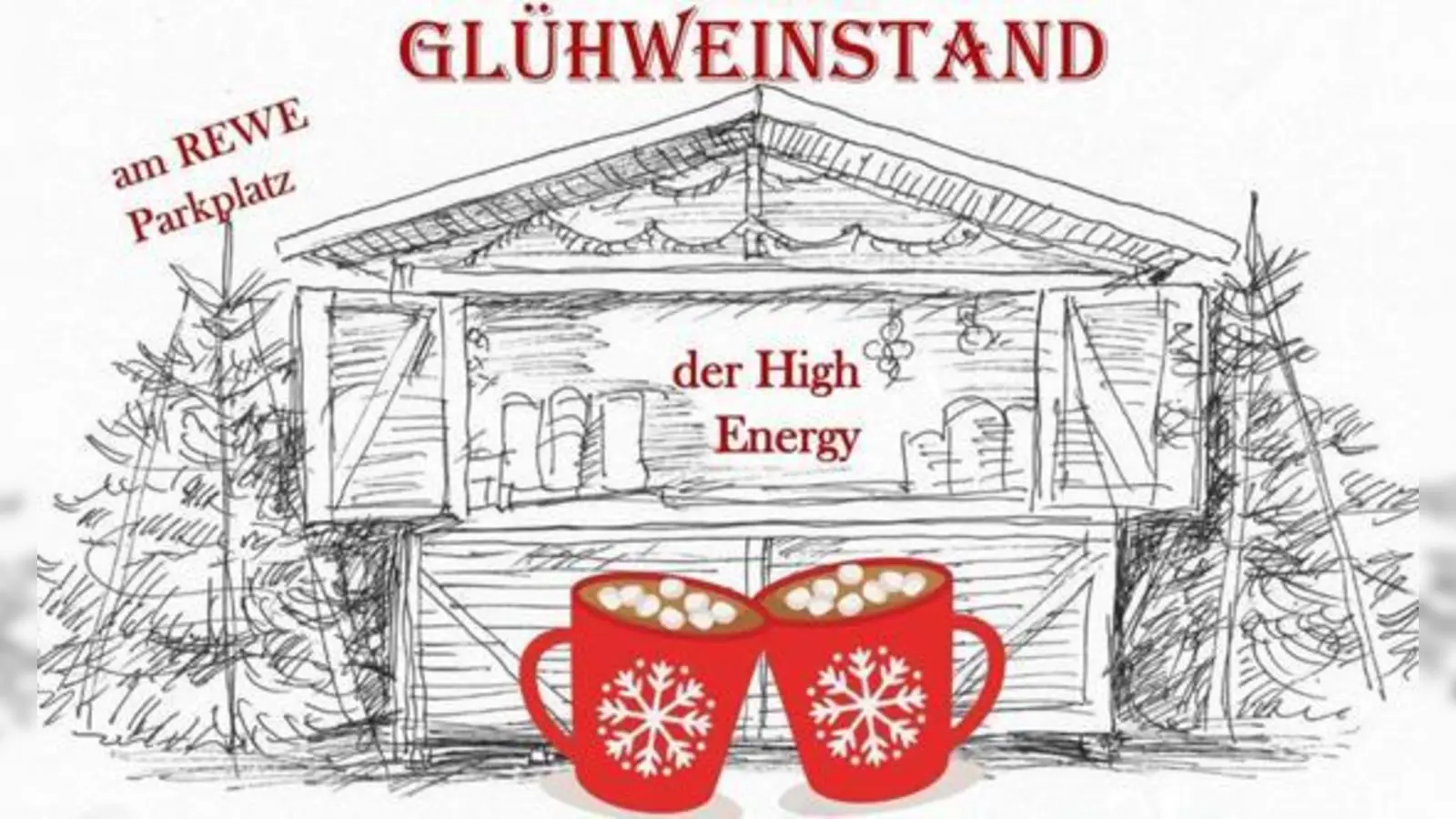 Auch in diesem Jahr schenken die High Energy, die Garde der Grafinger Faschingsbären e.V., Glühwein und andere Leckereien vor dem Grafinger Rewe Markt aus.  (Foto: VA)