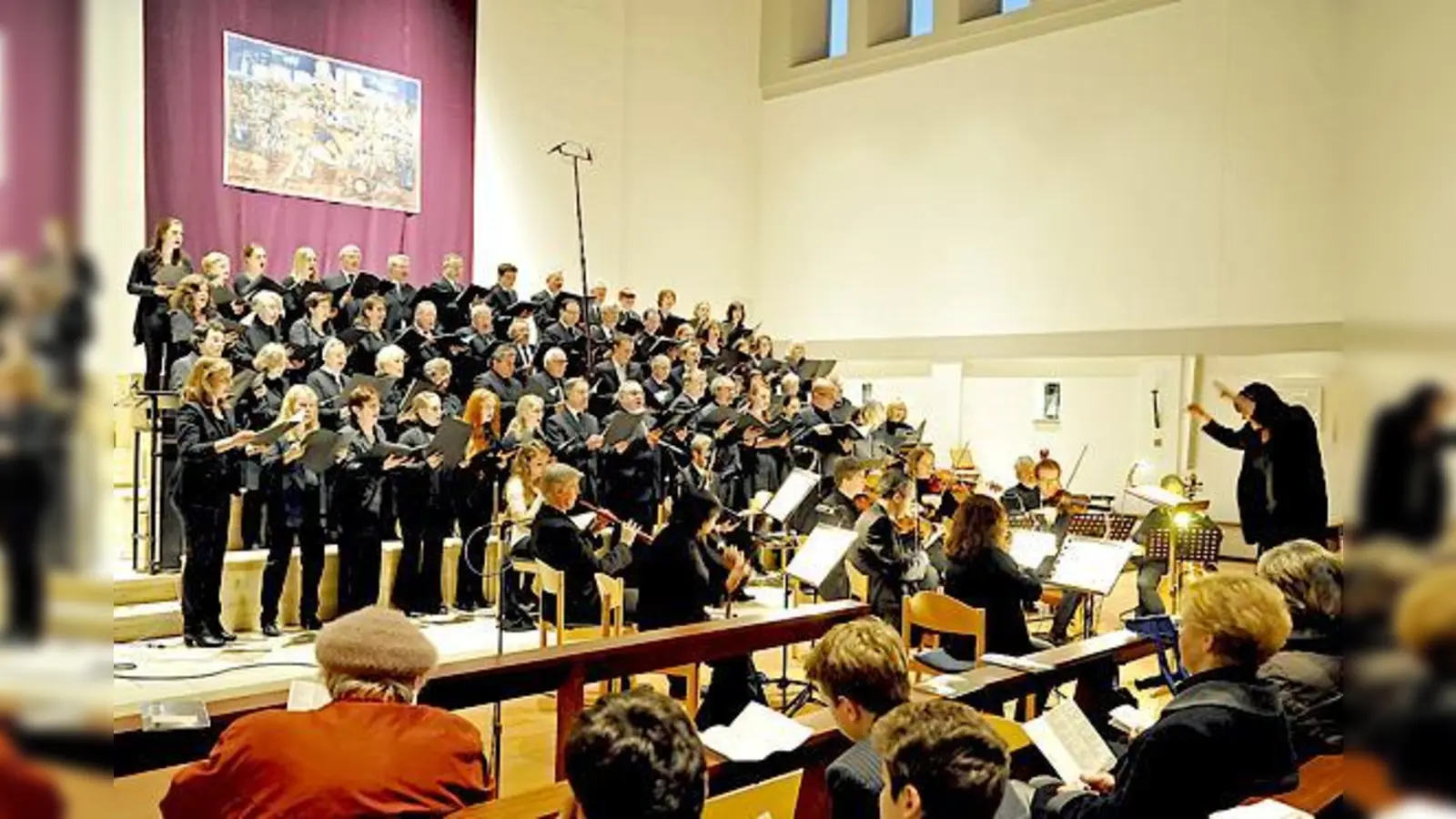 Bei der Aufführung »Lukas-Passion«.	 (Foto: Pfarrei St. Magdalena)
