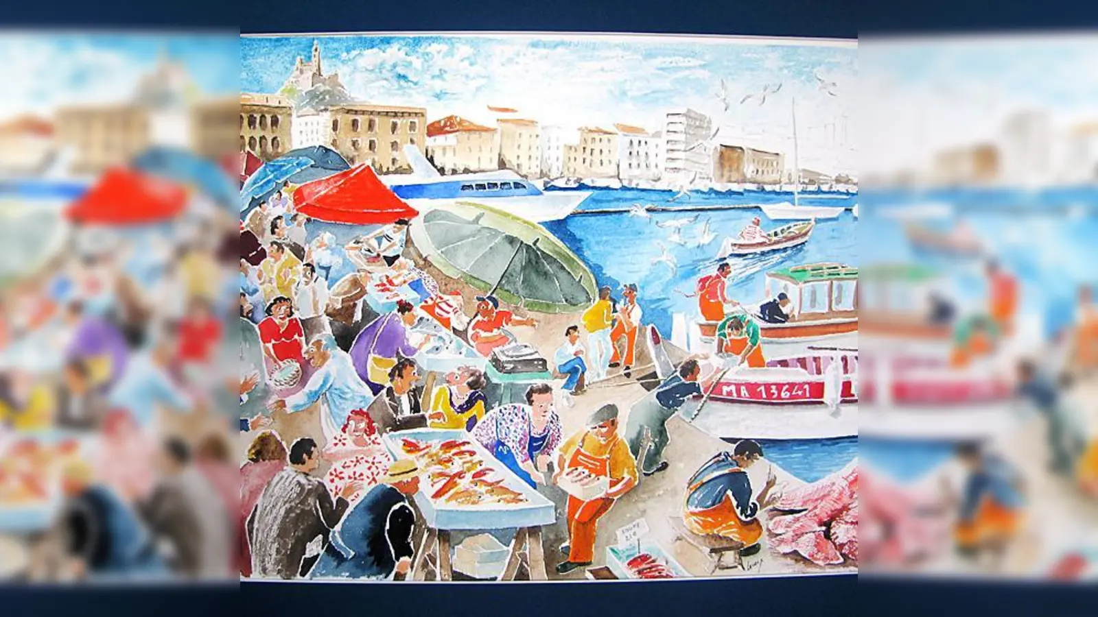 Eine Kunstausstellung ist anlässlich des Partnerschaftsgeburtstags auch zu sehen. 	 (Foto: VA)