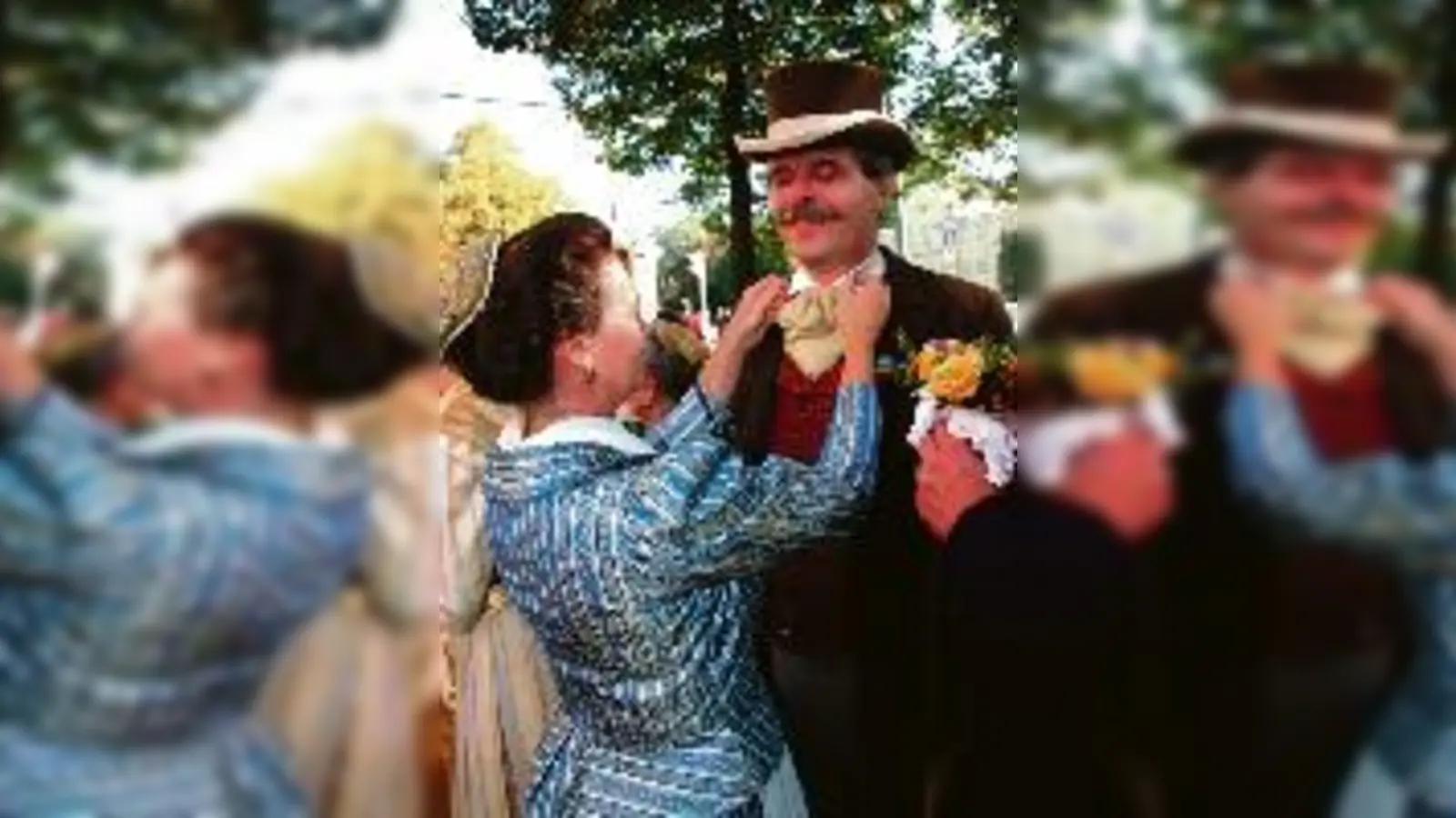 Muss bis ins Detail sitzen: so eine aufwändige historische Münchner Tracht.  (Foto: Verein)