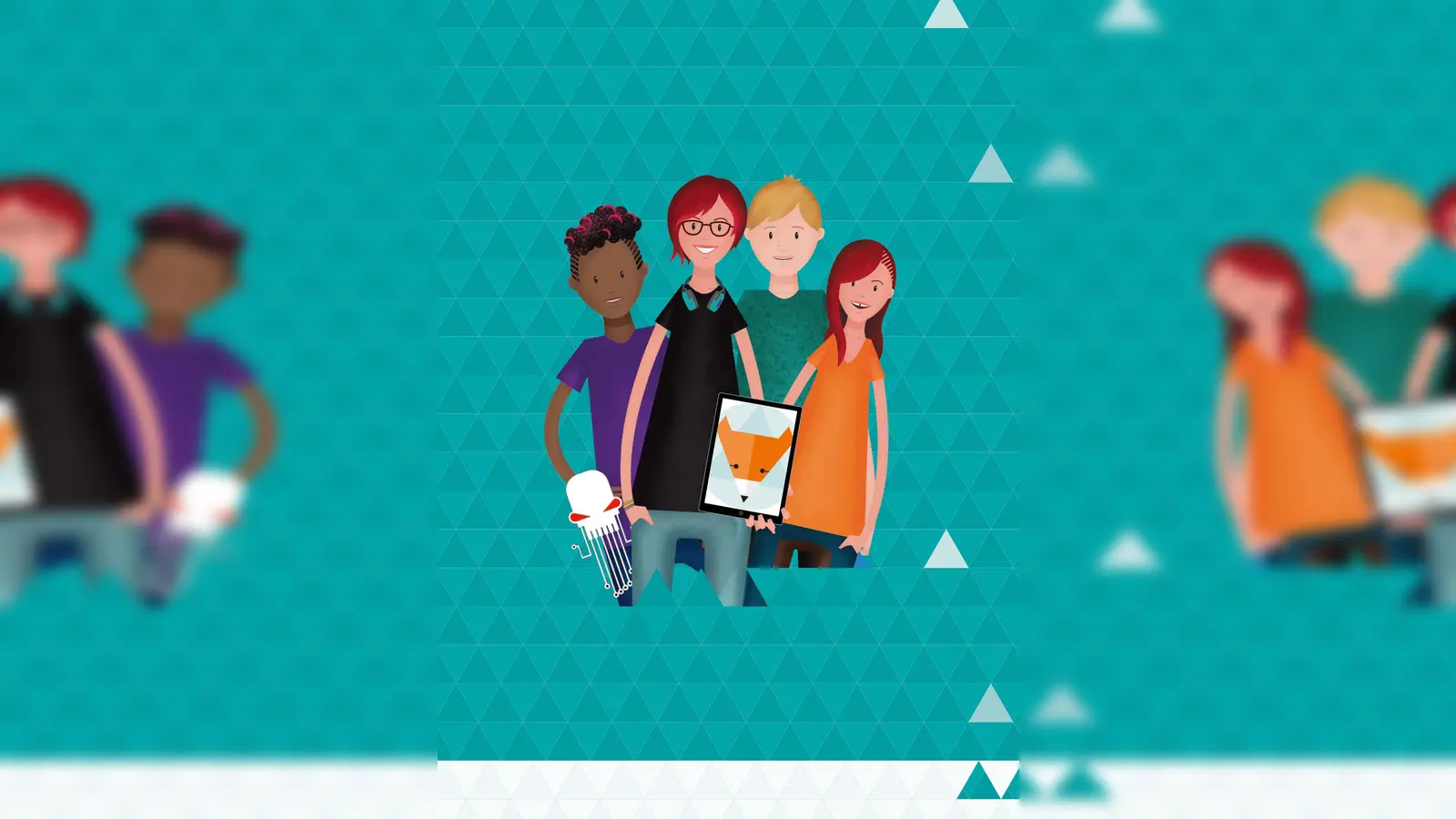 Die KryptoKids sind digitale Detektive und wollen zusammen mit den Kindern ihren neuesten Fall lösen. (Foto: VA)