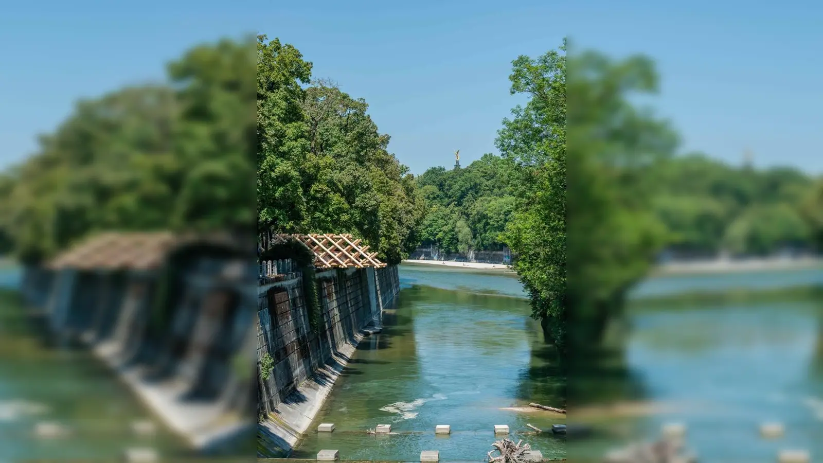 Die „Bridge Sprout“ am Isarufer Widenmayerstraße bleibt München bis Ende 2021 erhalten. (Foto: Christoph Knoch)