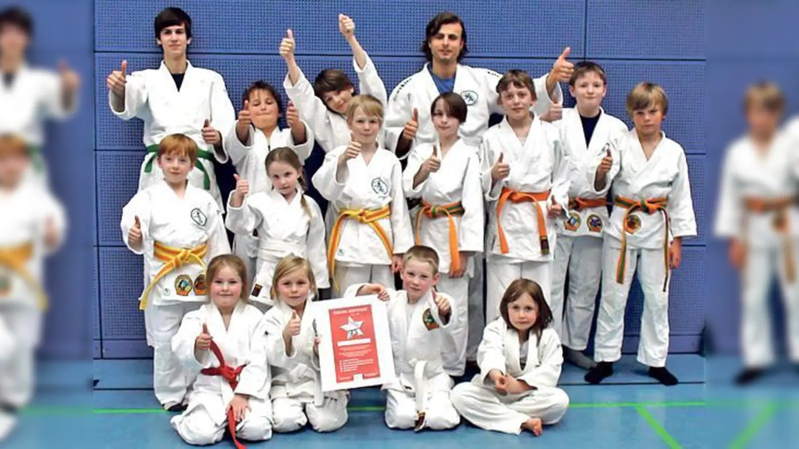 Die Mitglieder des Judo-Teams Oberland e.V. feierten die Zertifizierung vom Dachverband DJB. 	 (Foto: VA)