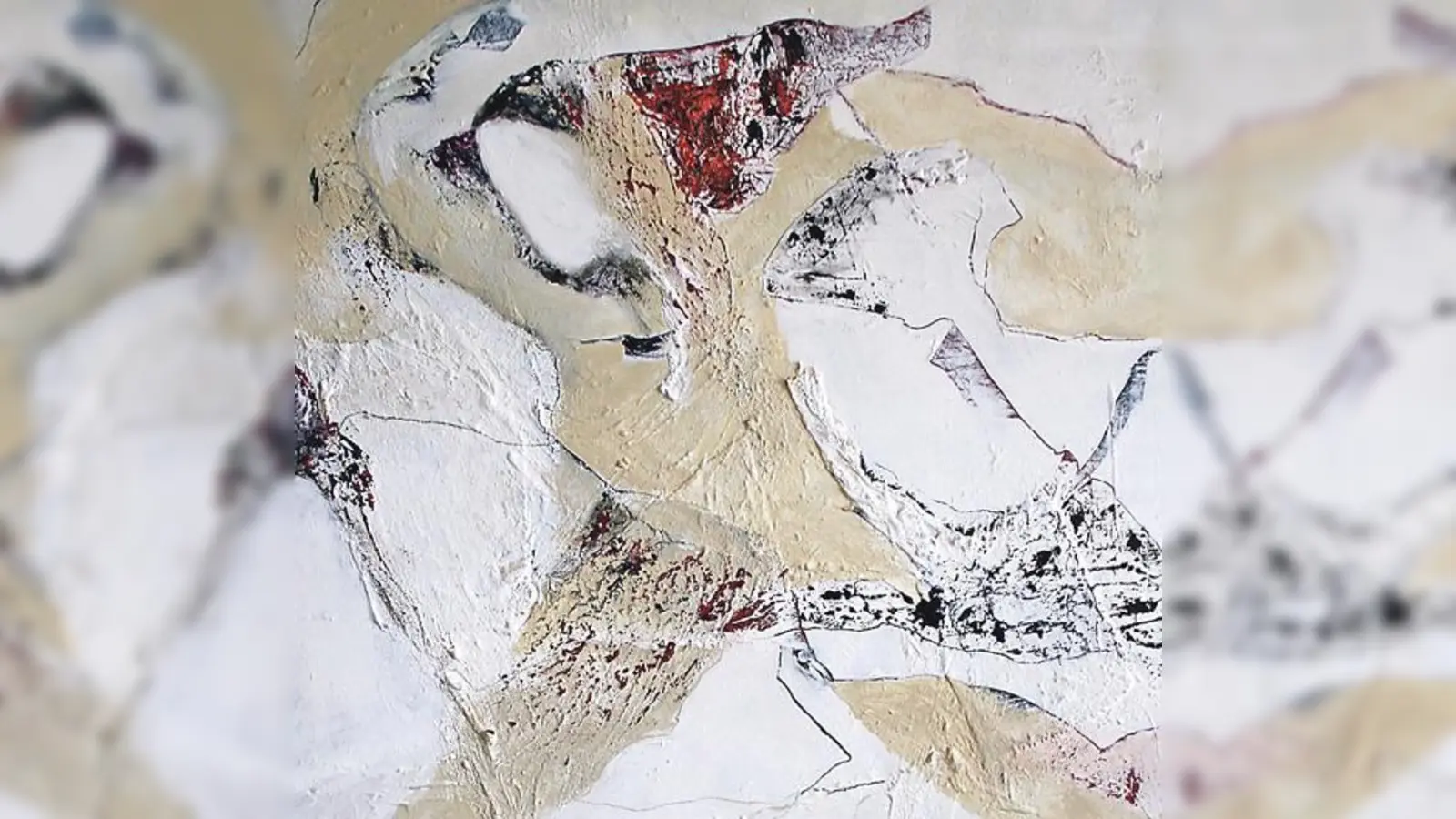 »Europa auf der Flucht«  so heißt dieses Bild der Malerin Lin Becker. Sehen kann man es in der Orangerie.	 (Foto: VA)