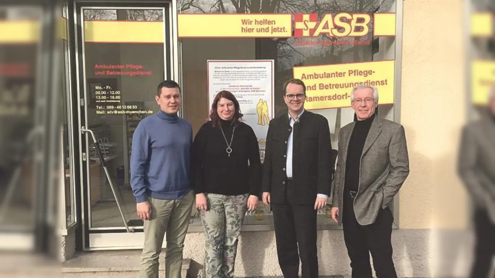 Evgeny Chiglinstev, Katja Drexel, MdL Markus Rinderspacher und Christian Boenisch.	 (Foto: SPD)