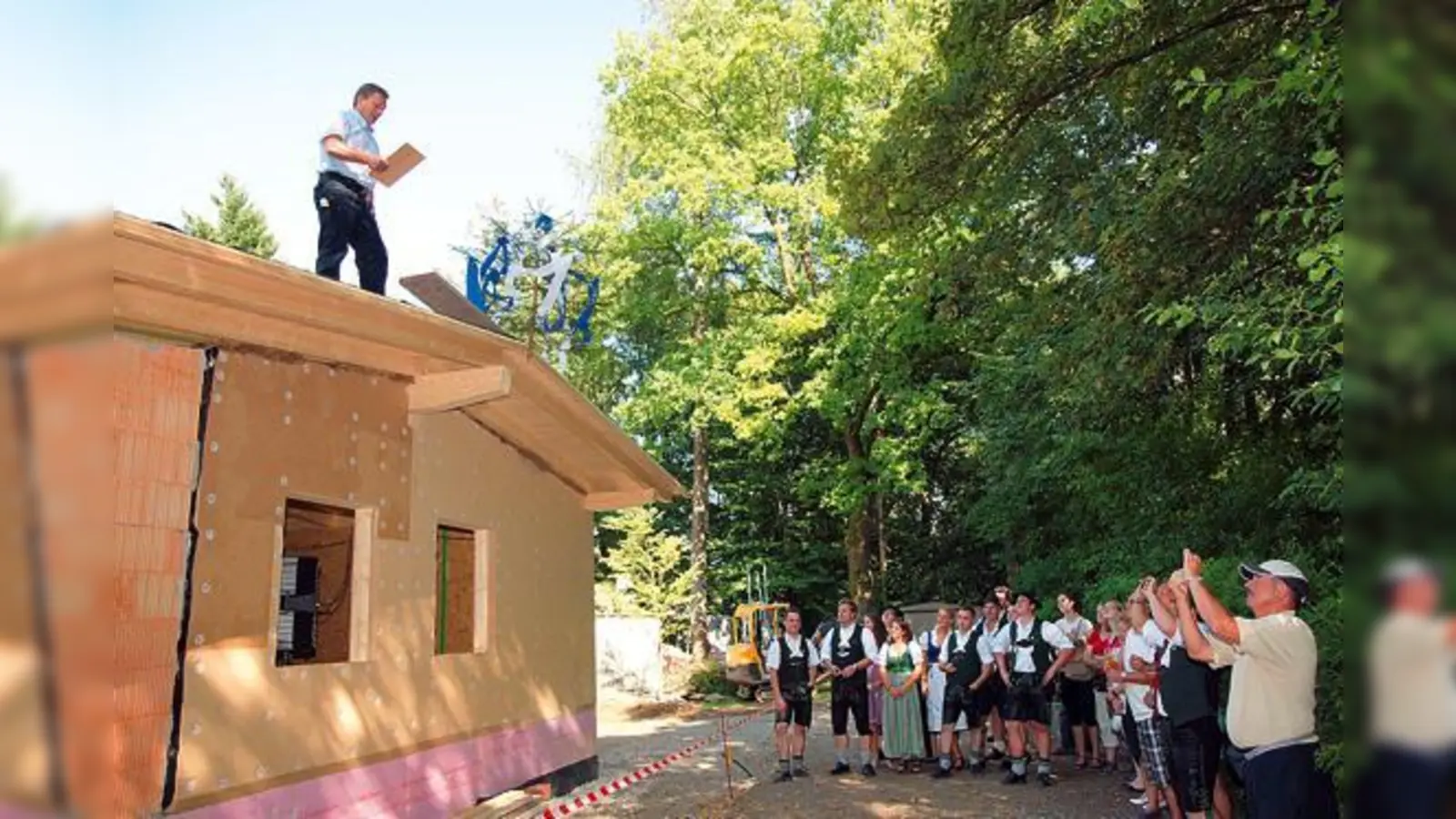 Bei der Hebweihfeier am 19. August. 	 (Foto: MO)