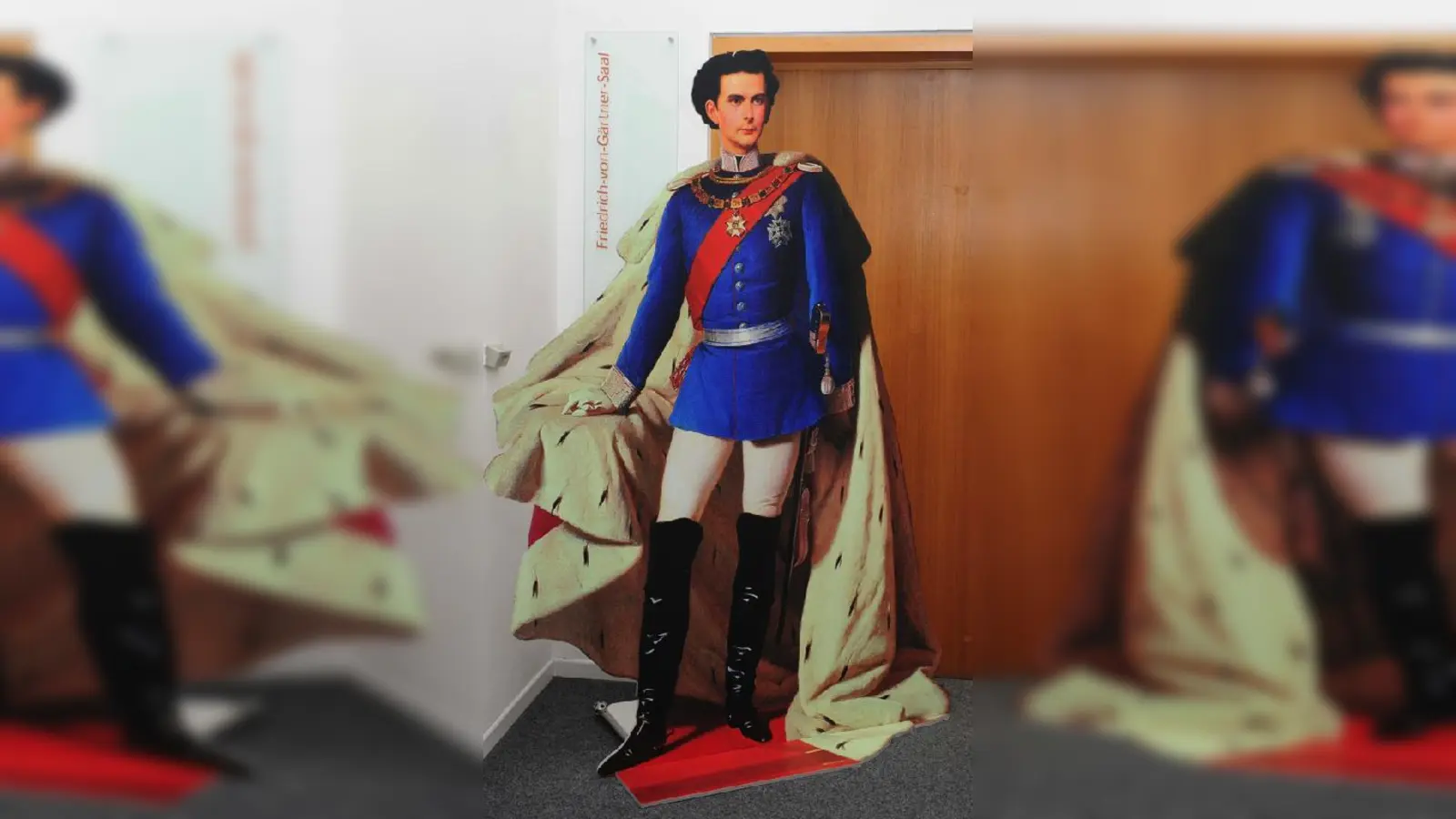 König Ludwig II. ist noch bis Sonntag, 11. Dezember, Thema einer Ausstellung in der Bayerischen Staatsbibliothek.  (Foto: Bayerische Staatsbibliothek)