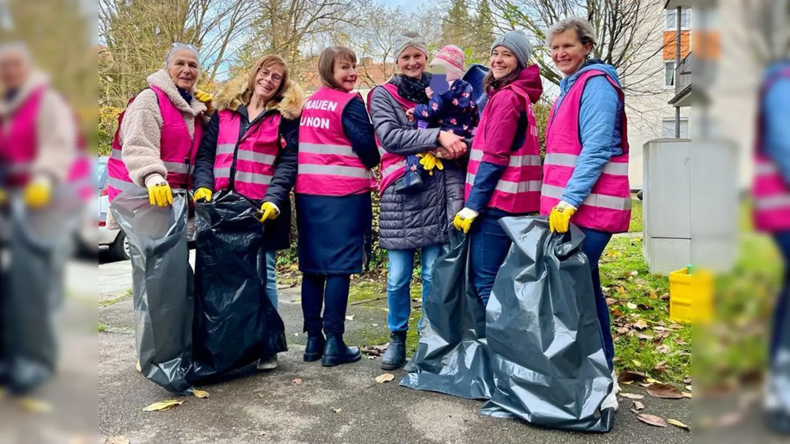 Erneut hat die Frauen-Union im Viertel Müll eingesammelt. (Foto: FU)