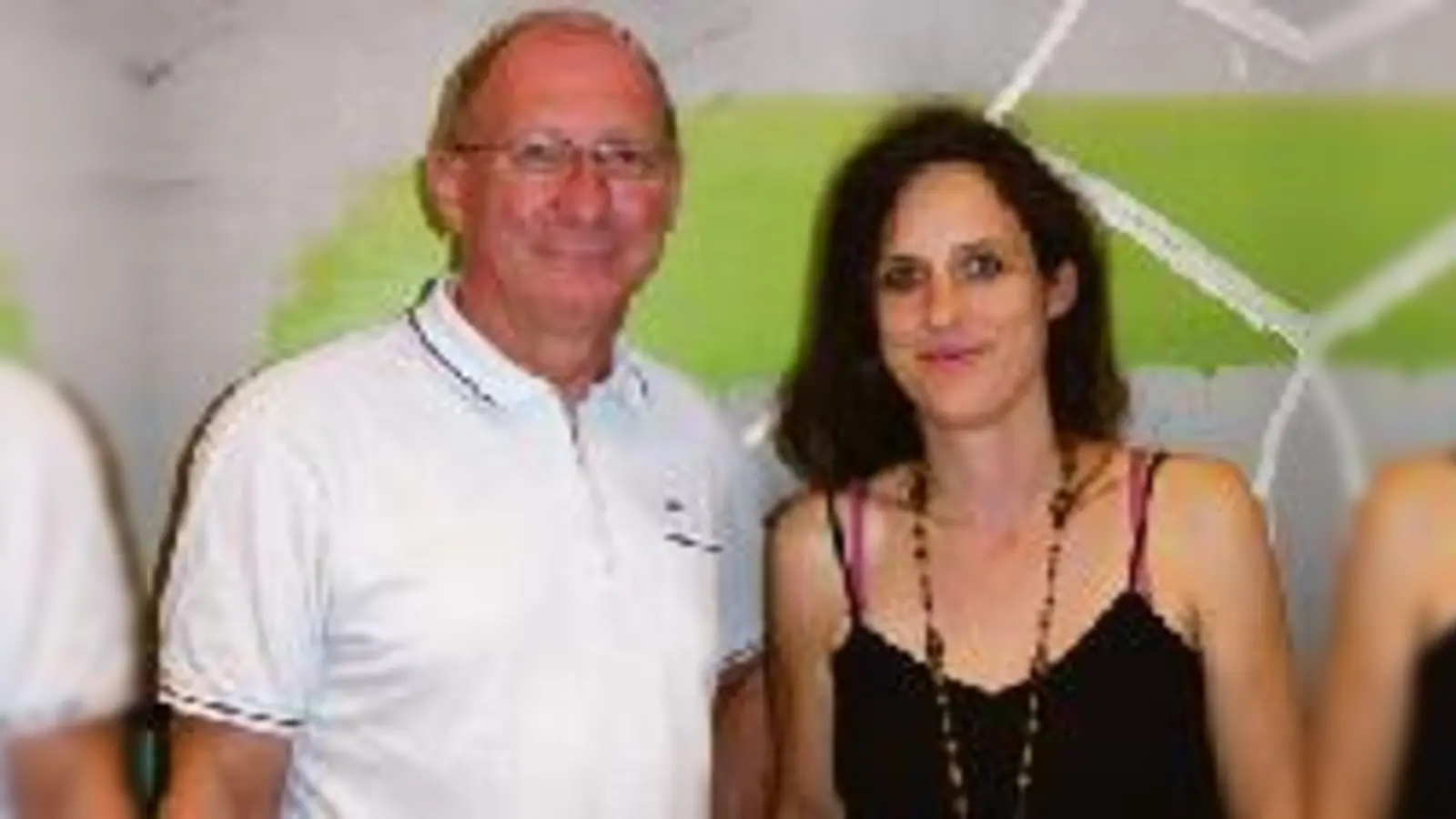 Franz Maget und die Künstlerin Kerstin Forster.  (Foto: VA)