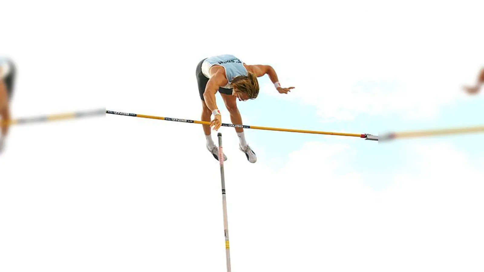 Lokalmatador bei Jump &amp; Fly: Stabhochspringer Tim Lobinger.  (Foto: essaka-photographie.de)