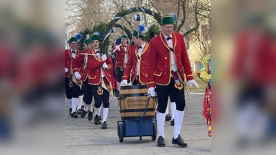 Einzug hielten die Schäffler Ende Januar in Unterhaching. Dort wurden sie begeistert empfangen. (Foto: hw)