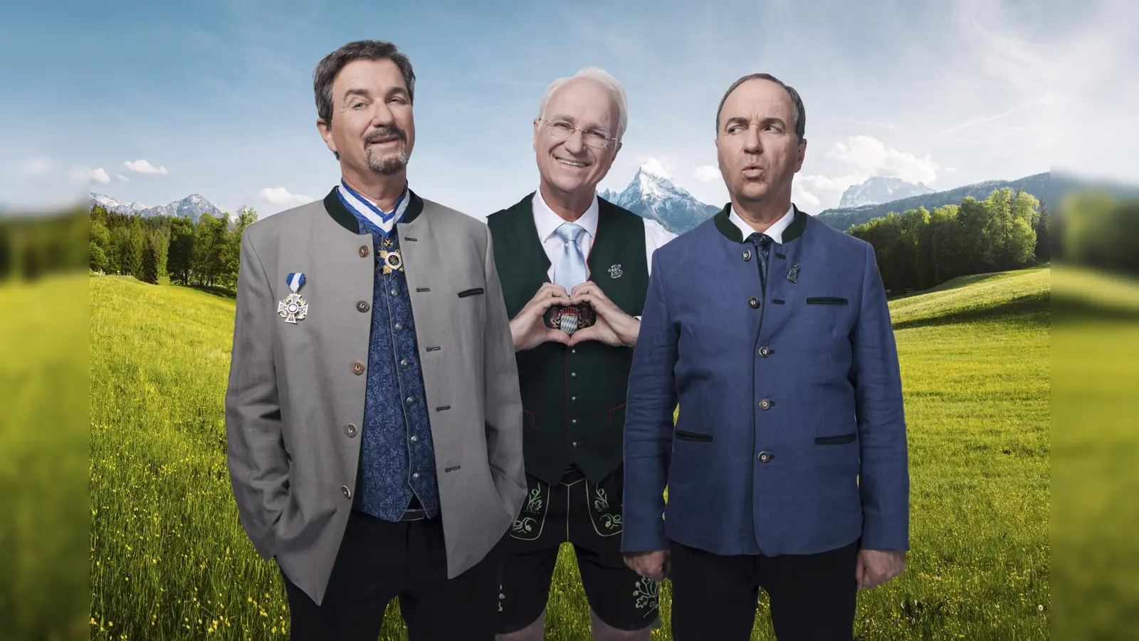 Kabarettsolo rund um den Medienzirkus (von links): Wolfgang Krebs, Wolfgang Krebs und Wolfgang Krebs. (Foto: Severin Schweiger)
