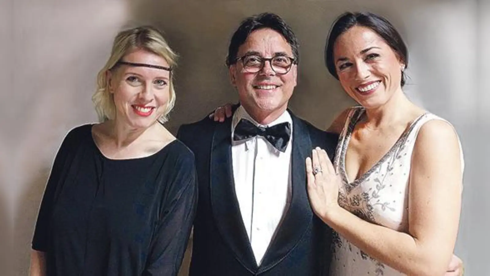 Anke Schwabe, Claus Obalski und Franziska Rabl (v. l.) präsentieren Operettenmelodien bei SWW-Wohn- und Werkstätten am 15. Februar.	 (Foto: Roland Astor)