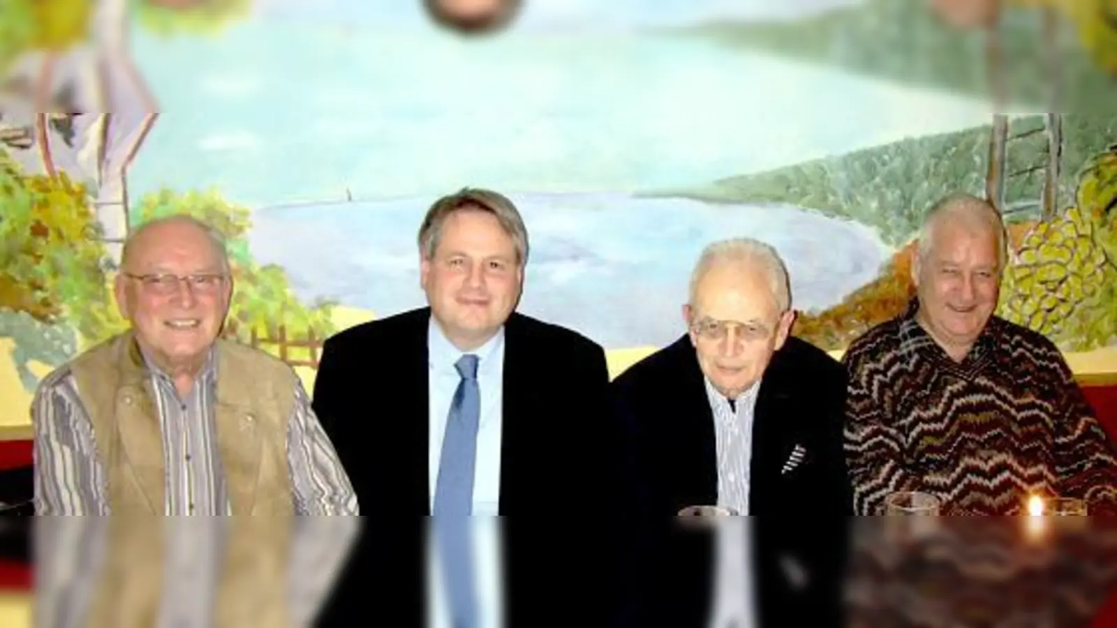 Von links: Michael Schwarz, Maximilian Bauer, Peter Baur und Anton Schedel.	 (Foto: privat)