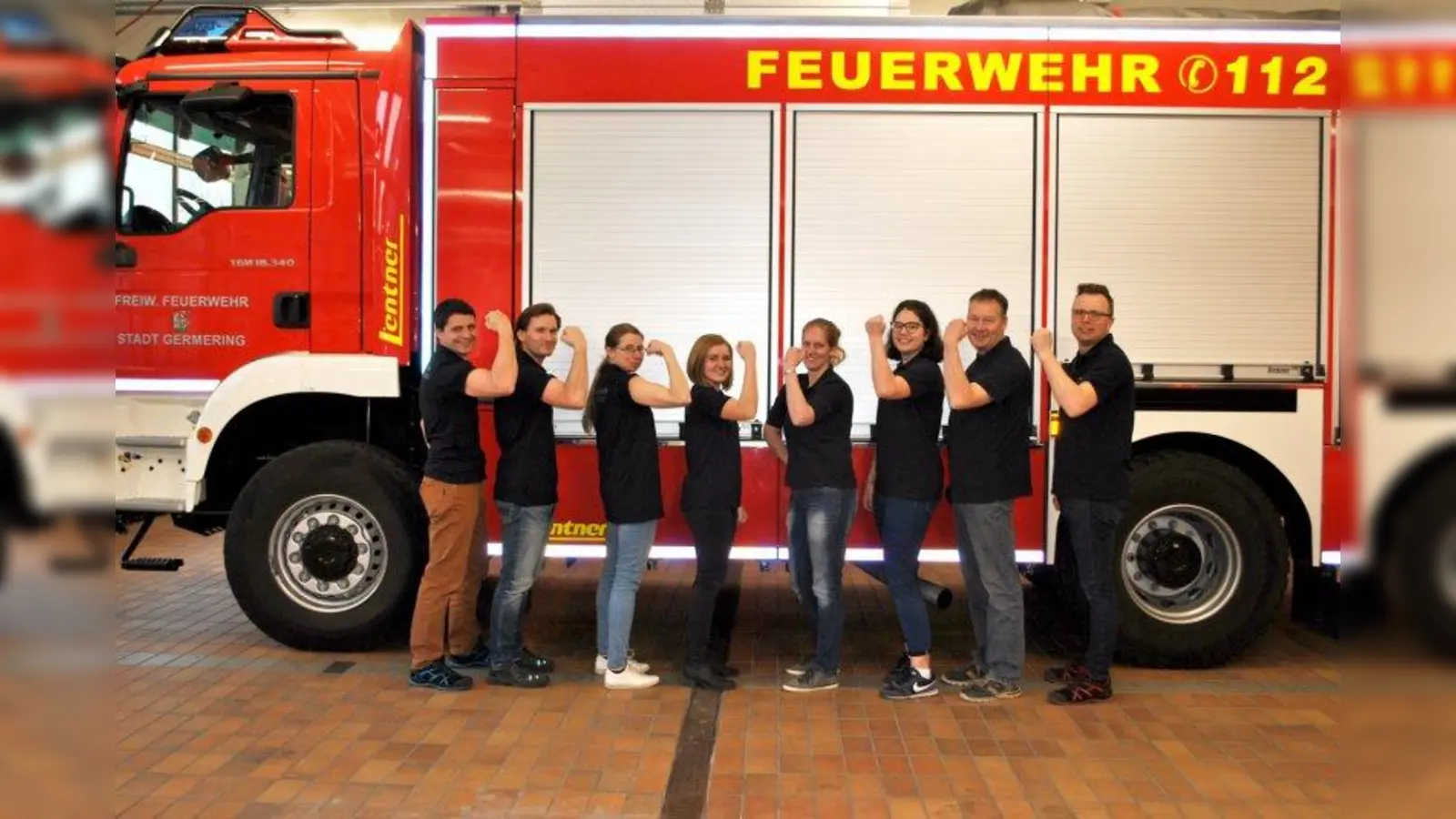 Die Freiwillige Feuerwehr Germering macht sich stark gegen Blutkrebs. (Foto: FFW Germering)