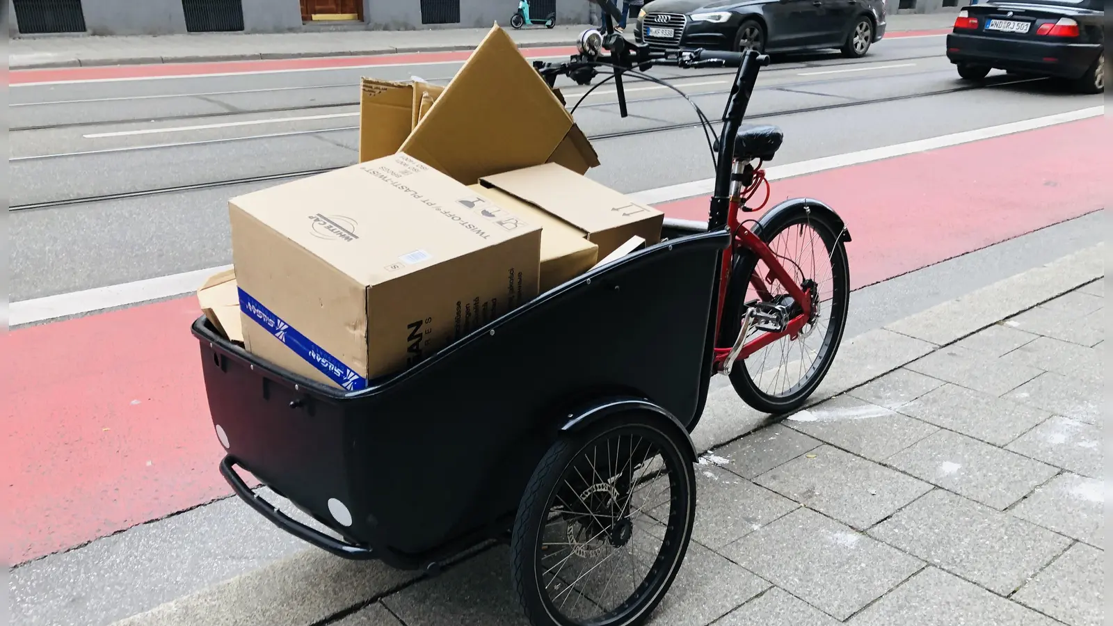 Das Lastenrad der lokalen Agenda ist bis zur Beendigung der Garagensanierung nicht entleihbar. (Foto: hw)