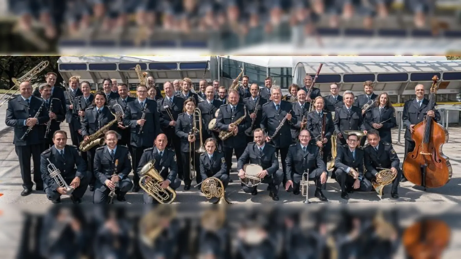 Das Bundespolizeiorchester begrüßt den Herbst auf musikalische Weise im Herkulessaal der Residenz. Dabei entführt es die Zuhörer ins Weltall. (Foto: Bundespolizei München)
