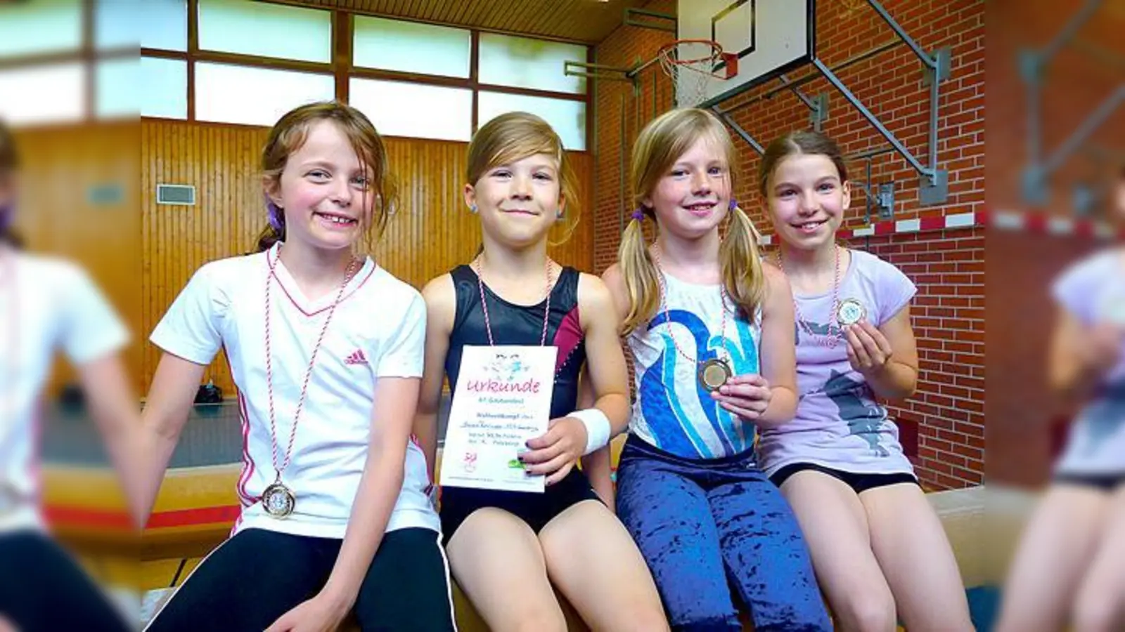 Erfolgreich beim Gauturnfest: Die Turnerinnen des VfR Garching.  (Foto: Verein)