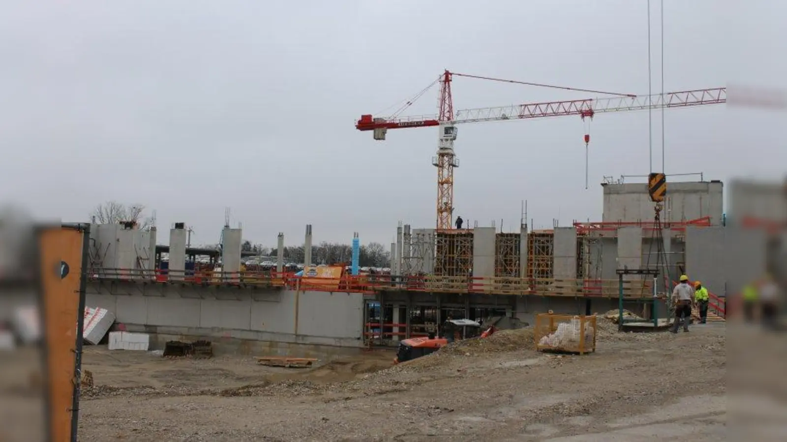 Der Oertelplatz wird gerade neu bebaut. (Foto: sb)