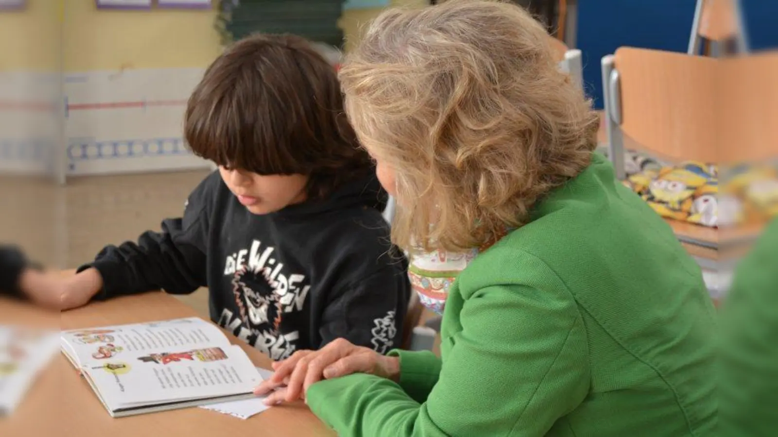 Ein Schuljahr Starthilfe: Inzwischen sind es 650 Kinder, die von ehrenamtlichen Lesepaten deutlich profitieren. (Foto: W. Schneider)