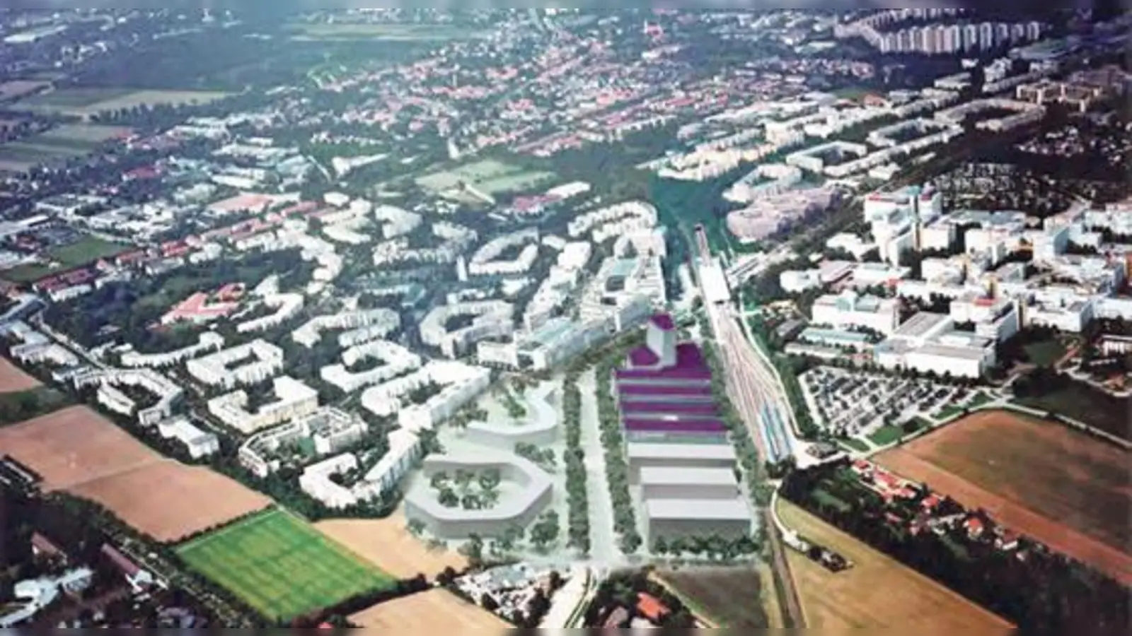 So könnte das Perlacher Tor nach seiner Realisierung einmal aussehen.	 (Foto: Moll AG)