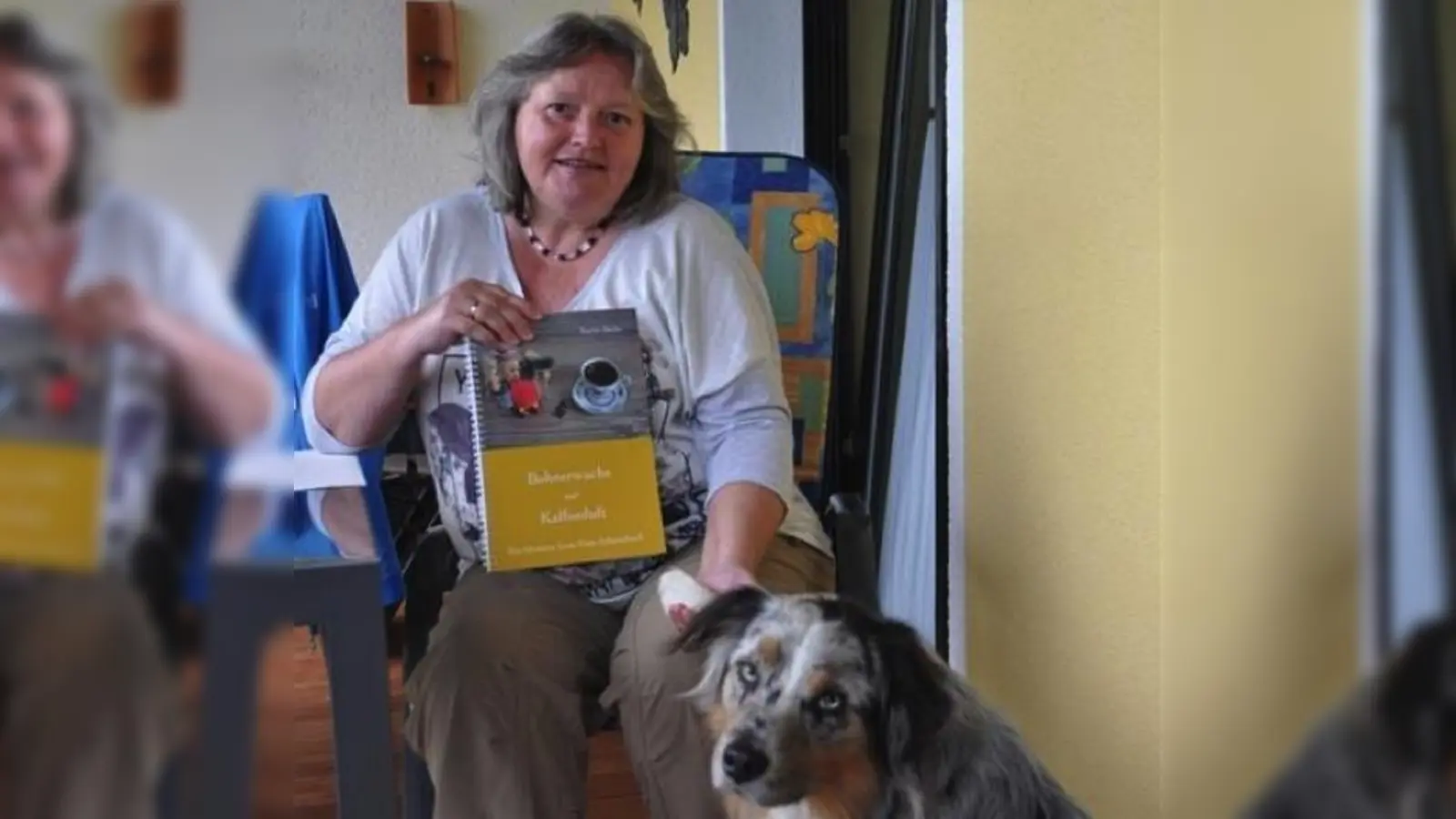 Karin Biela, Autorin von »Bohnerwachs und Kaffeeduft« signiert ihre Bücher auch auf Wunsch. 	 (F: VA)