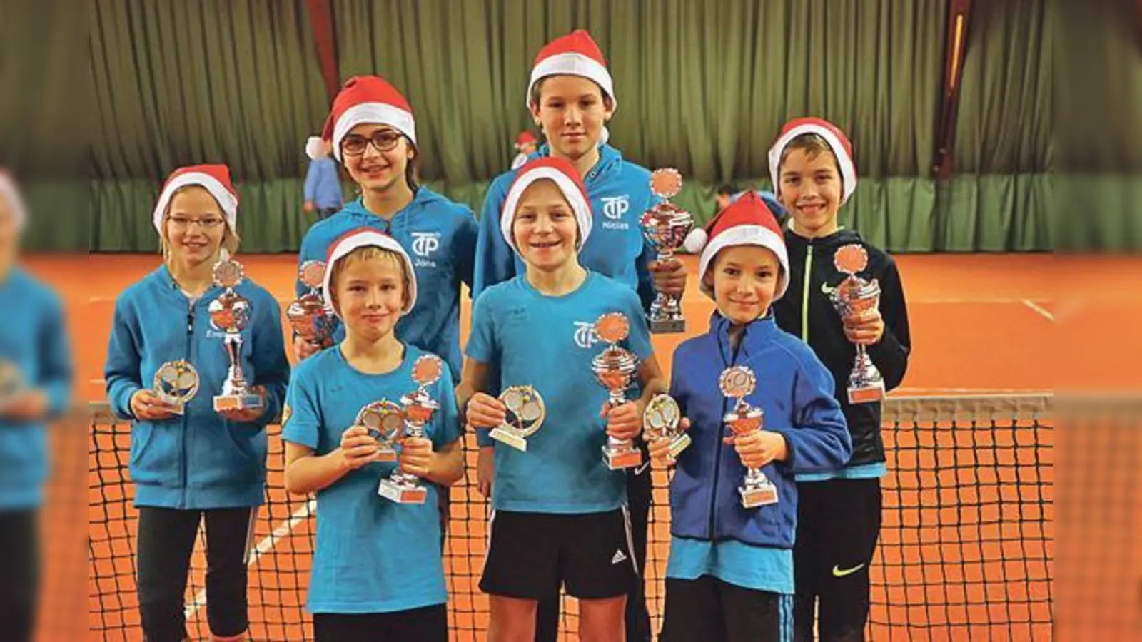 Die strahlenden Sieger des Nikolausturniers beim  TC Pliening.	 (Foto: Verein)