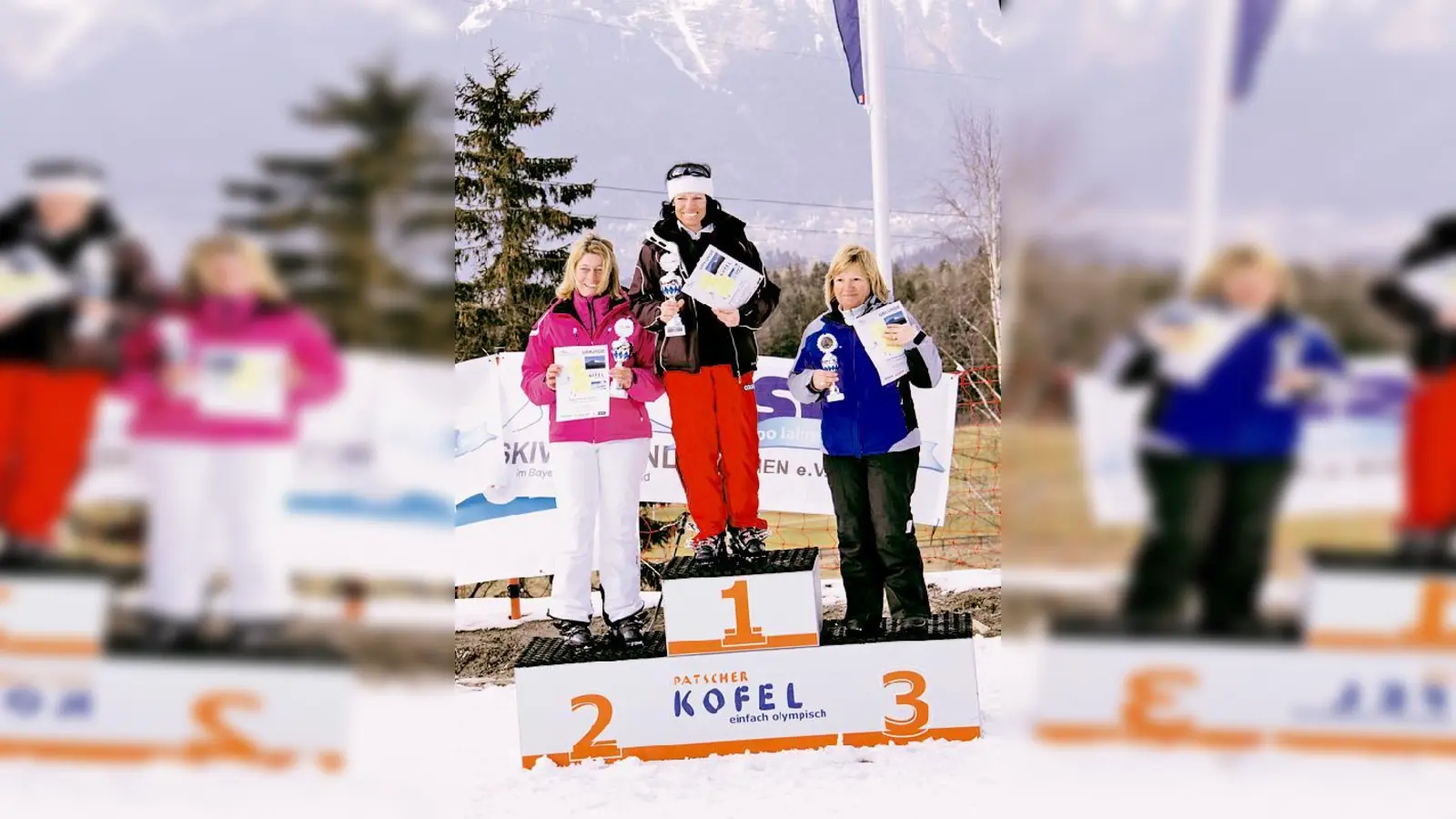 Die Siegerinnen der Damenklasse 51: Ingrid Fütterer, Uli Güntert und Brigitte Binder (v. li.). (Foto: Privat)
