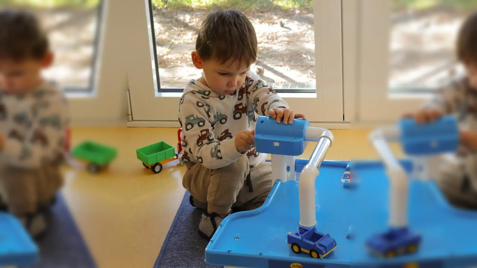 Die Tagespflege darf seit 11. Mai ihre Arbeit wieder aufnehmen. Die Eltern und Tagesmütter freuen sich ebenso wie die Kleinen. (Foto: Privat)