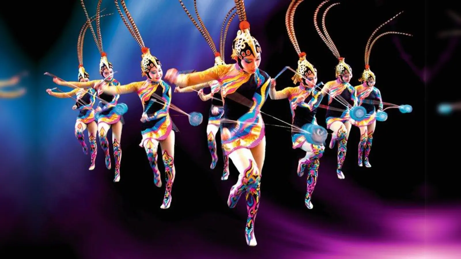 Phantastisch anzusehen: Die China Acrobatic National Troupe bietet ein Manegen-Schauspiel von Weltklasse. (Foto: © circus-krone.de)