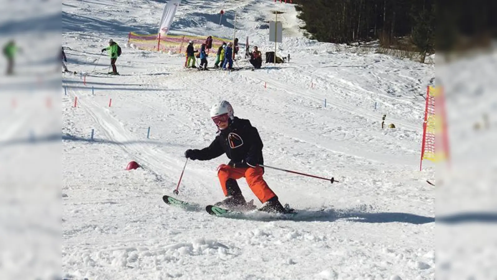 Beim Bremswegcheck sieht man wie lange es dauern kann, bis man wirklich zum Stehen kommt. 	 (Foto: DSV)