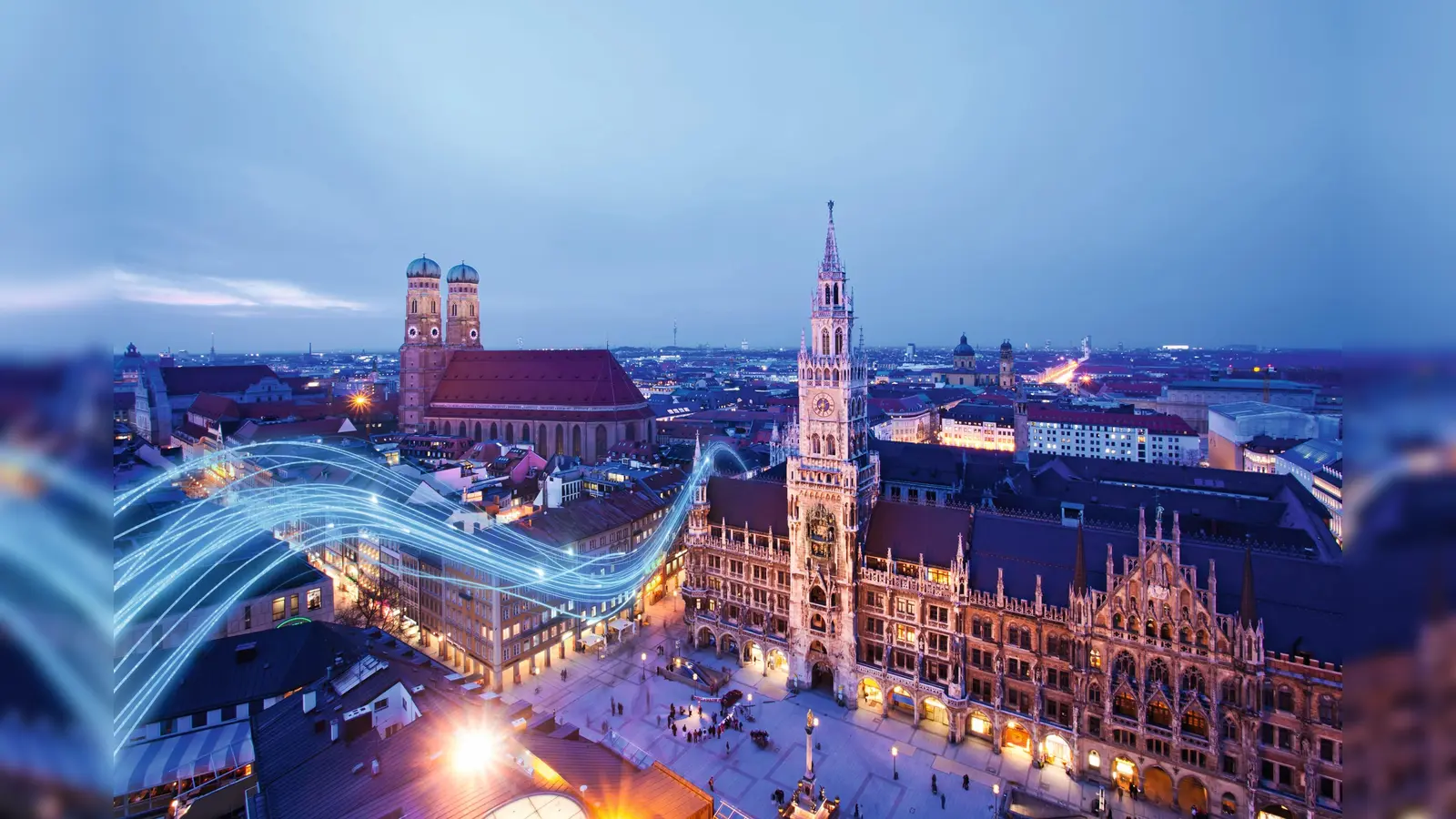 M-net und die Stadtwerke München bringen die Glasfaser bis in die Wohnungen und Büros. (Foto: iStock/M-net)