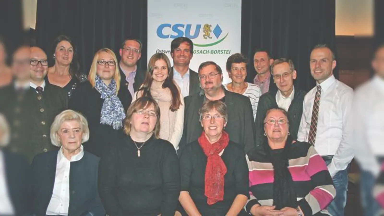 Der CSU-Ortsverband Moosach-Borstei hat seine Kandidaten für die Bezirksausschusswahl am 16. März 2014 nominiert.	 (Foto: ws)