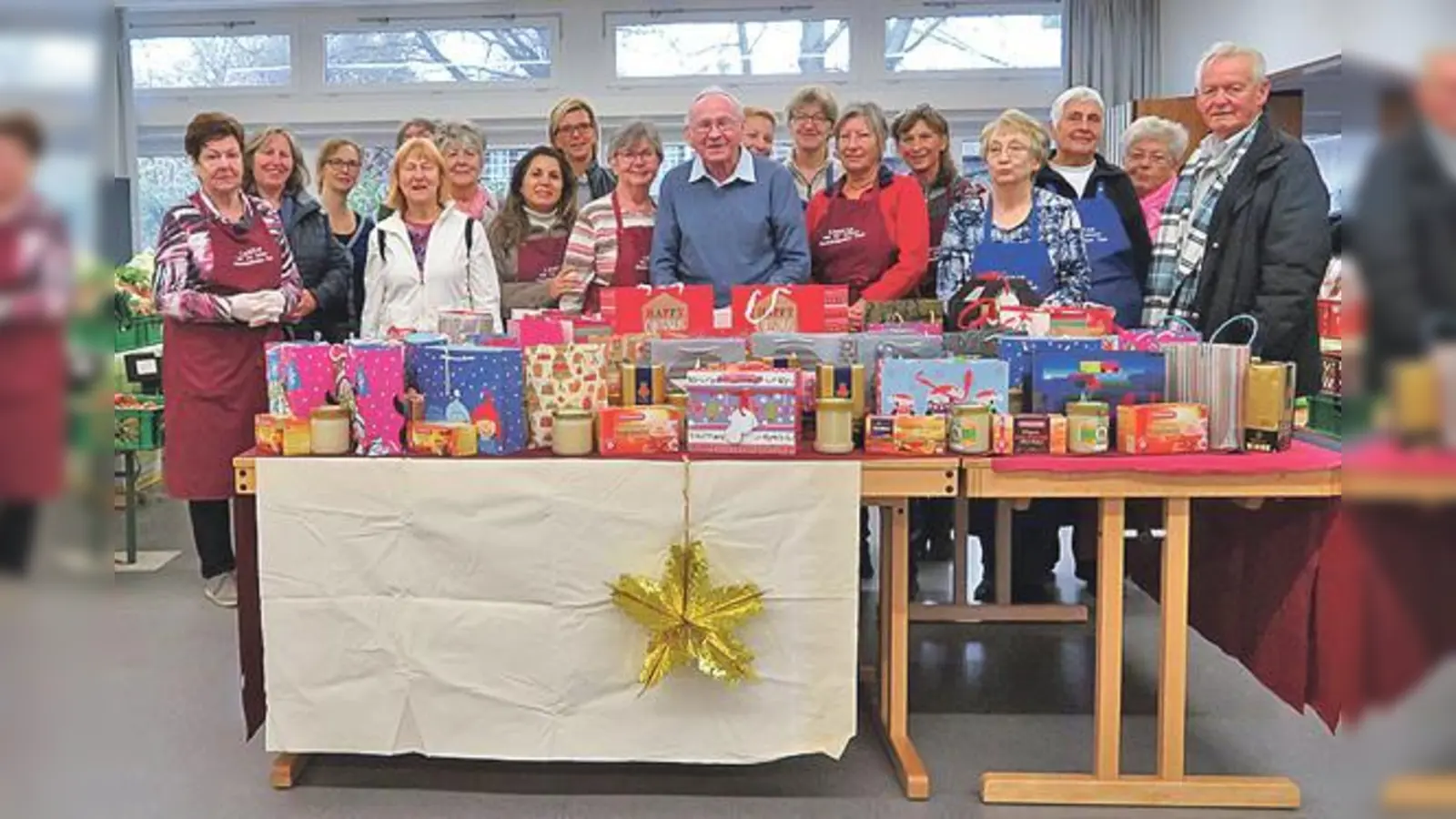 Der Oberschleißheimer Tisch bei der Weihnachtsausgabe 2017. 	 (Foto: Veranstalter)